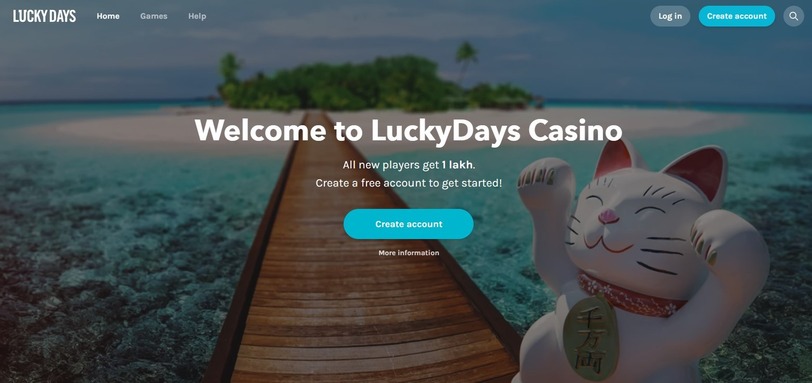 Luckydays Casino online betting in India
