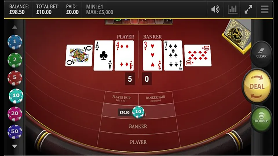 online baccarat real money