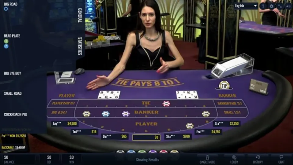 1xbet baccarat
