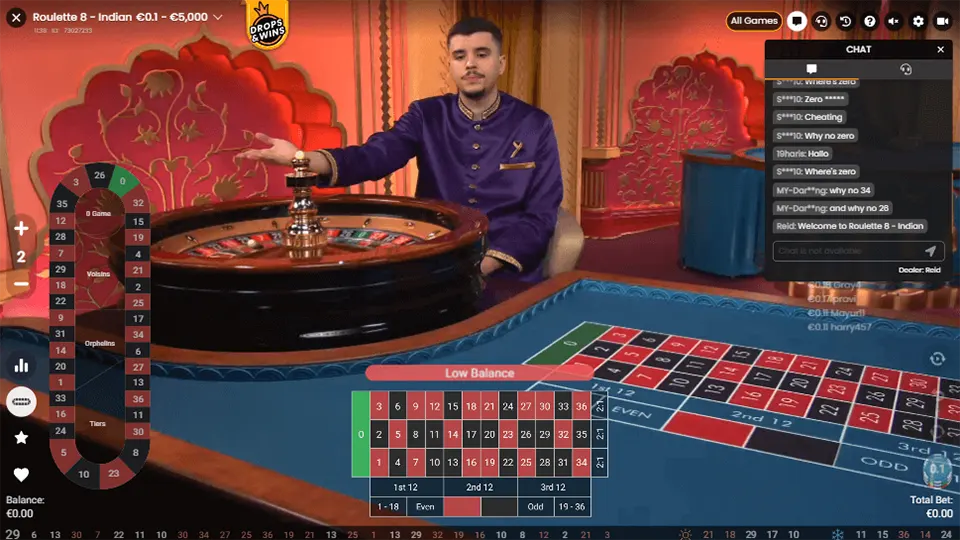 roulette VIP betting