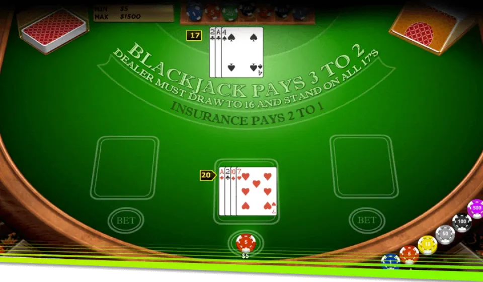 blackjack casino offers